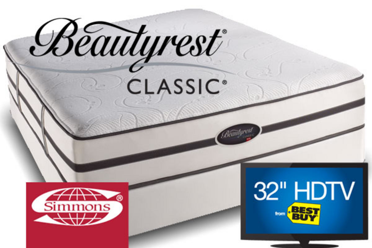 simmons beautyrest classic black brook king mattress set