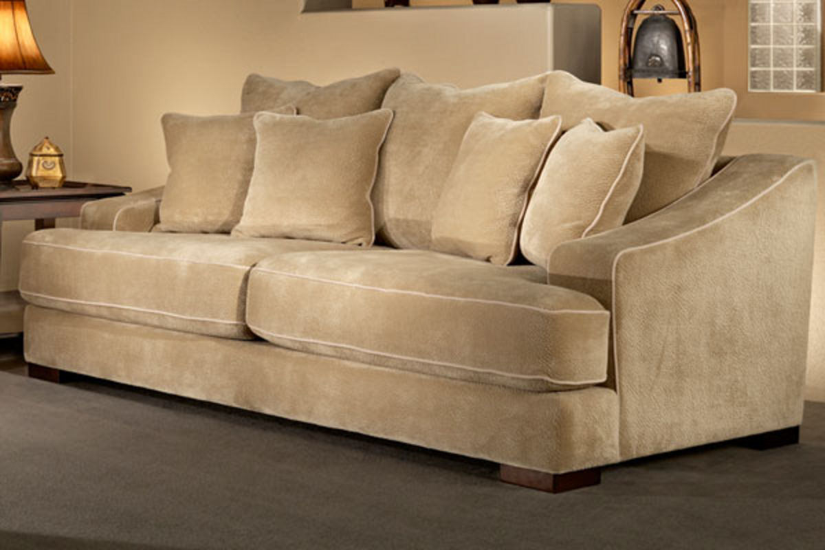 Cooper Microfiber Sofa (Cooper Collection) in Living Room at Gardner