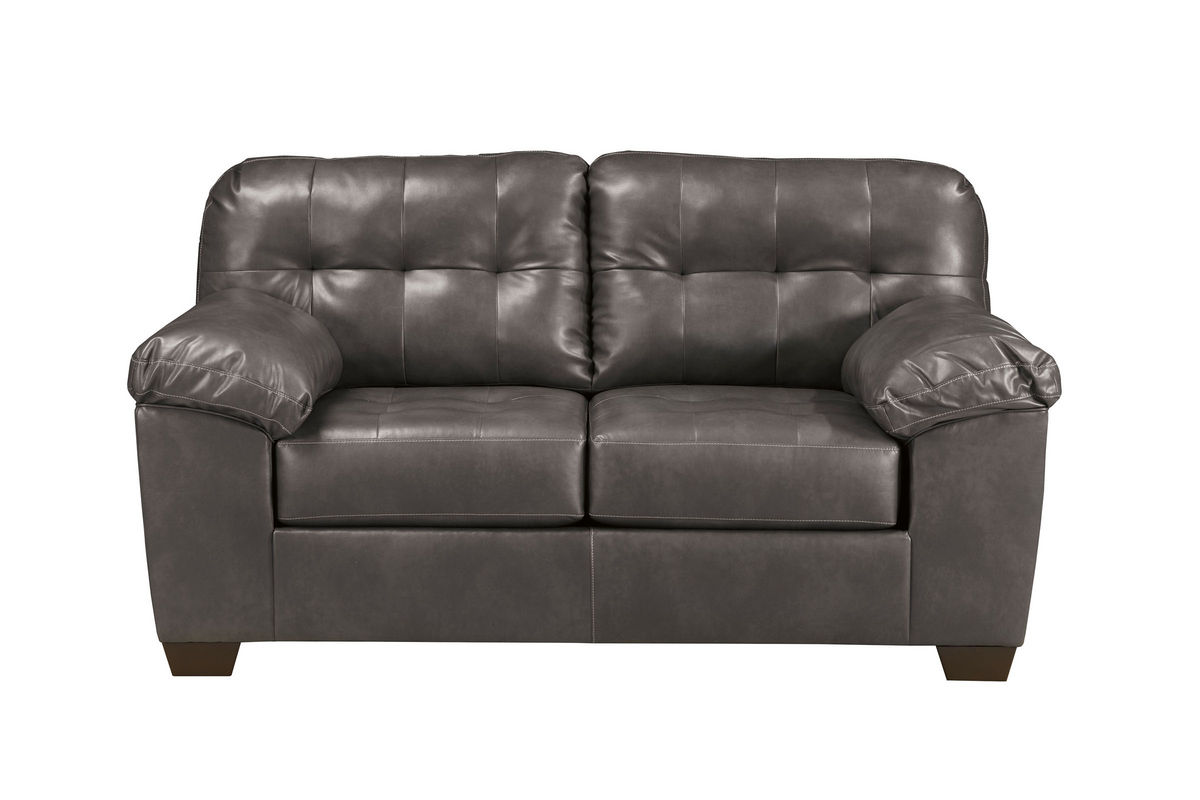 edison non bonded leather sofa and loveseat