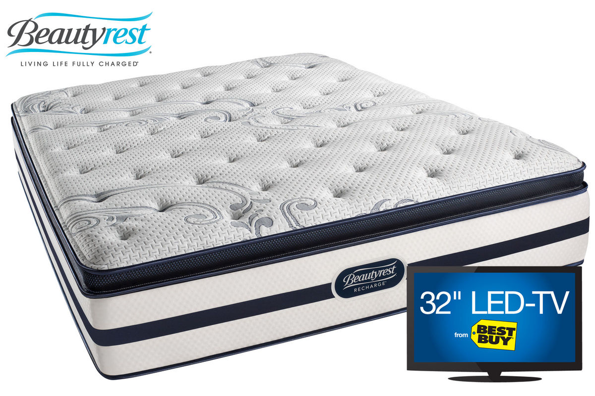 beautyrest recharge firm pillow top queen mattress