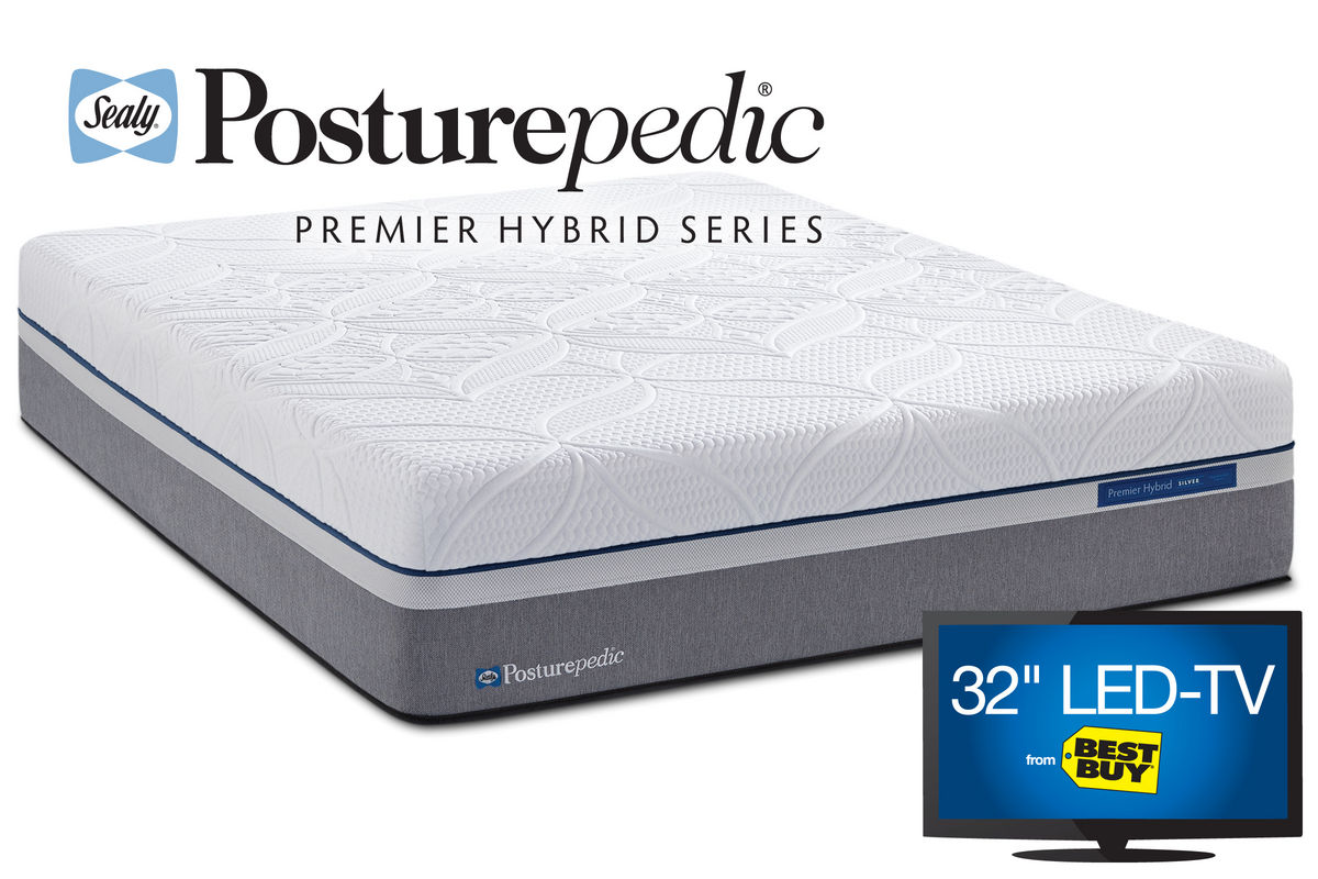 sealy posturepedic premier hybrid knightwick king mattress set