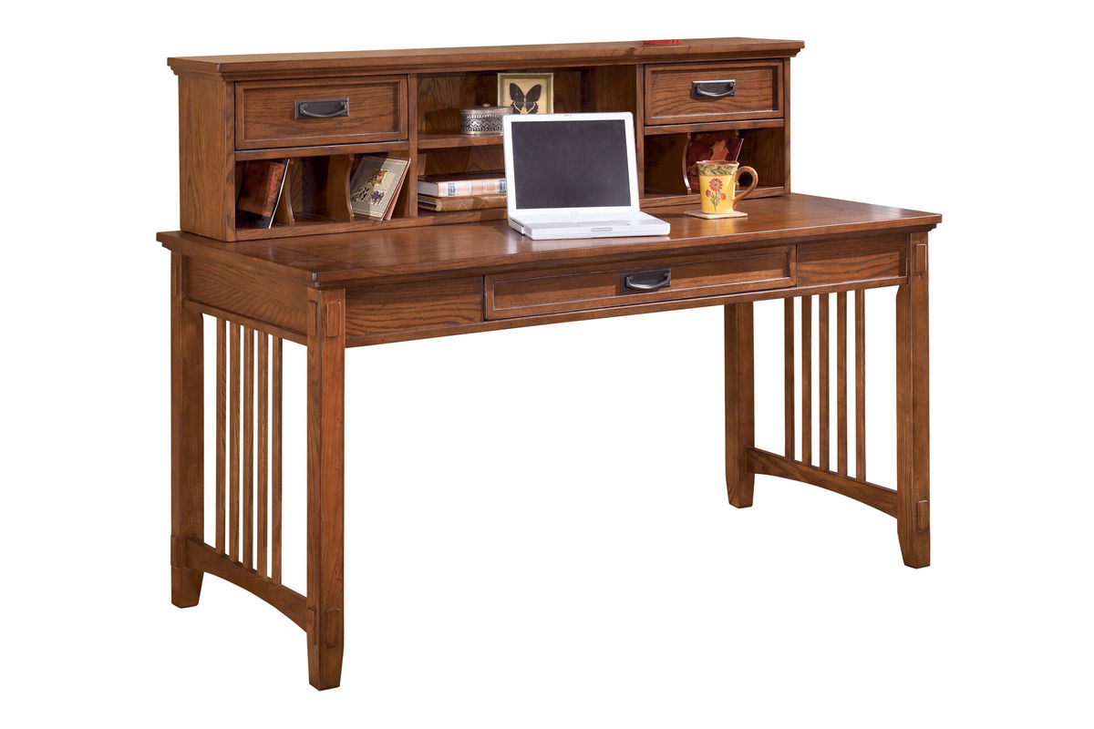 Cross Island Desk Hutch in Brown by Ashley at Gardner-White