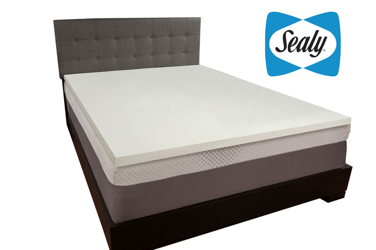 sealy foam mattress topper