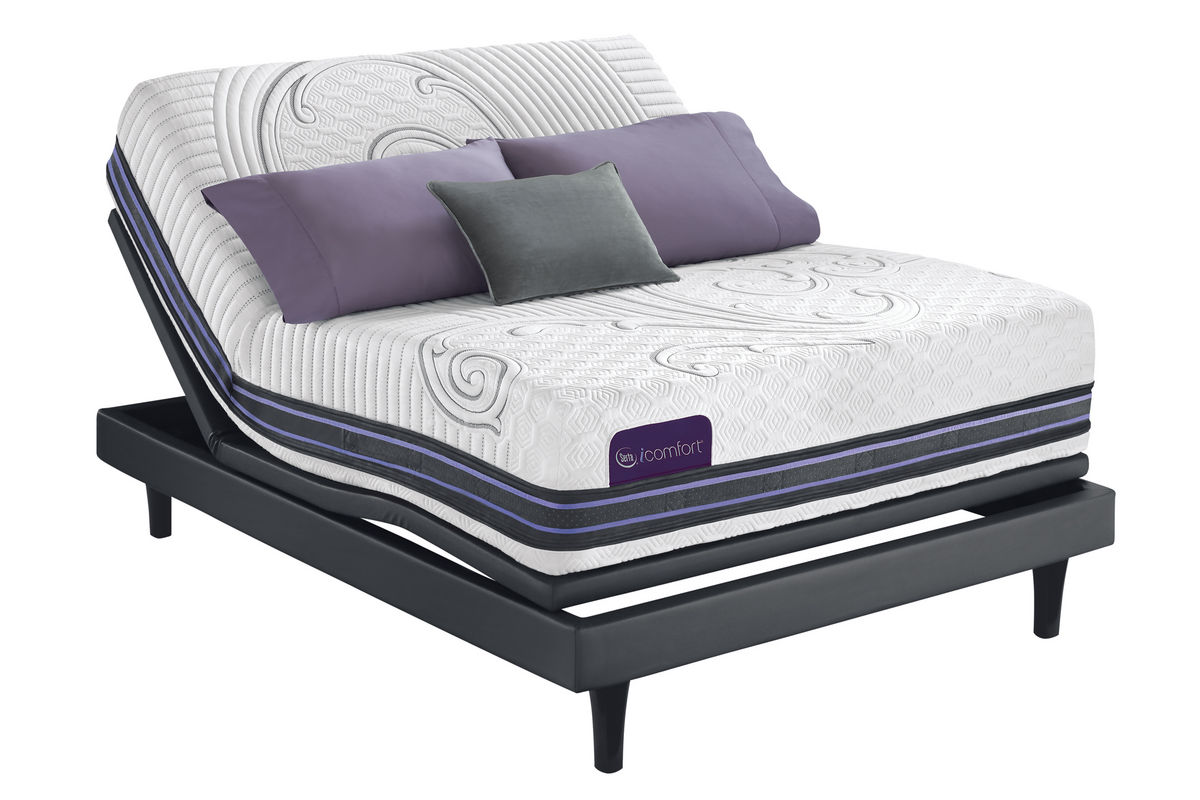 icomfort blue and grey king mattress