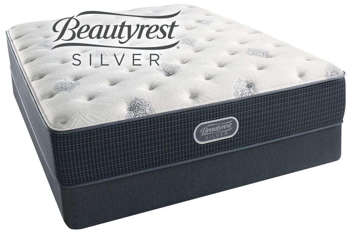 beautyrest silver medium firm queen mattress f