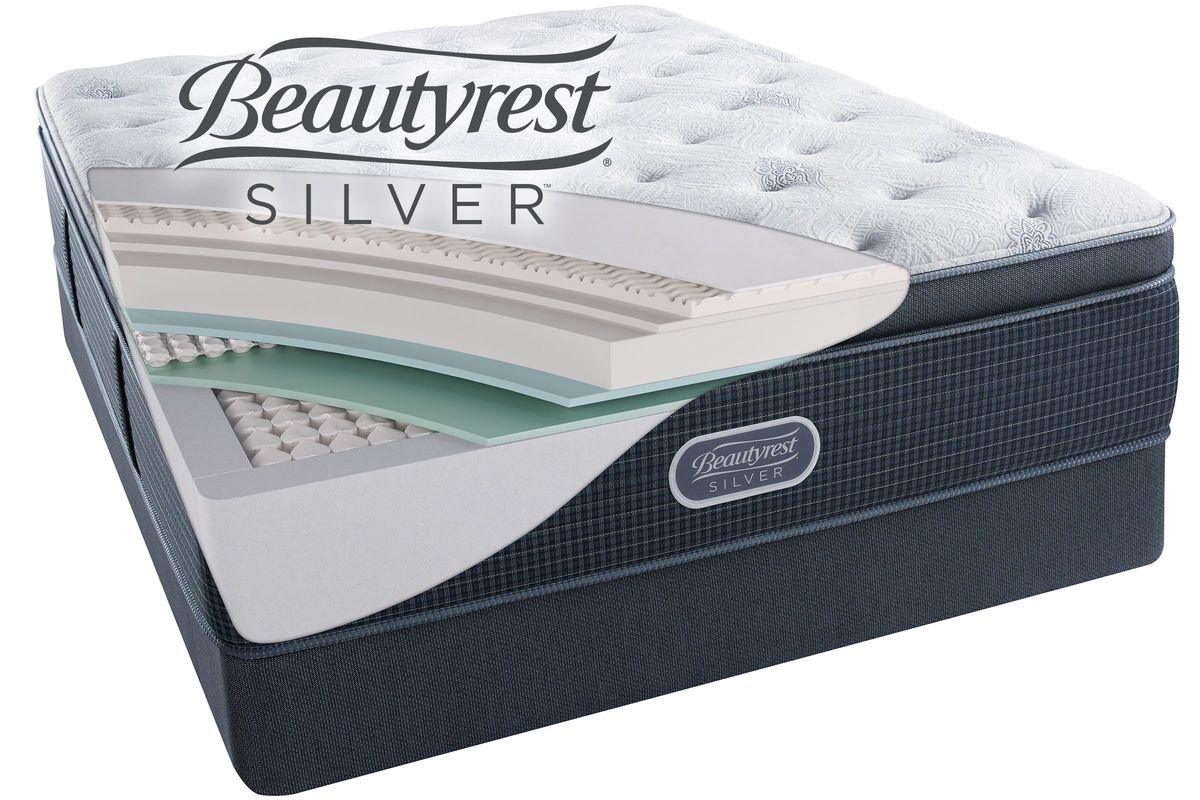 beautyrest pillow top king mattress