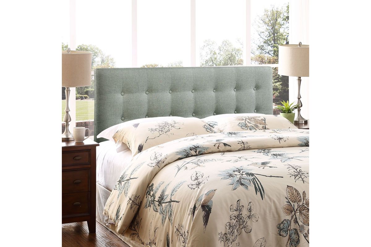 Emily Full Upholstered Fabric Headboard In Grey By Modway   113211 1200x800 