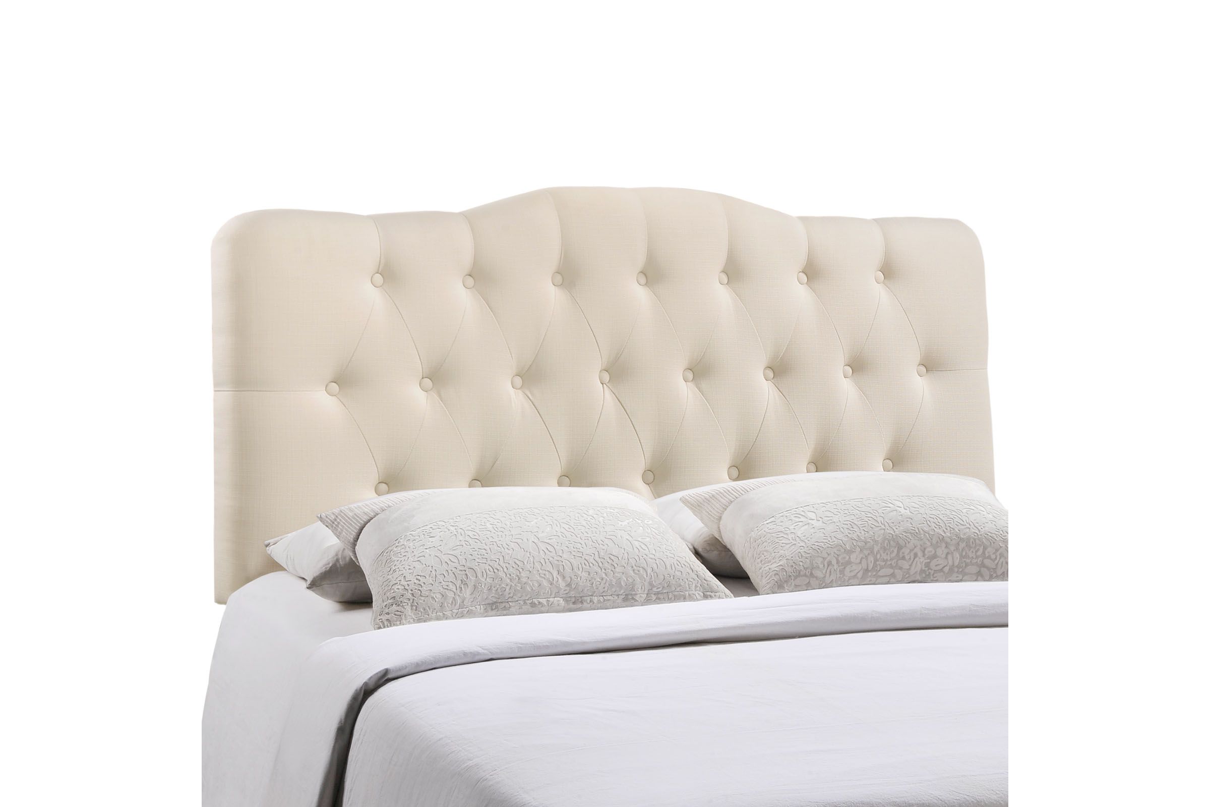 White Tufted Headboard Full: keepingupwithdb