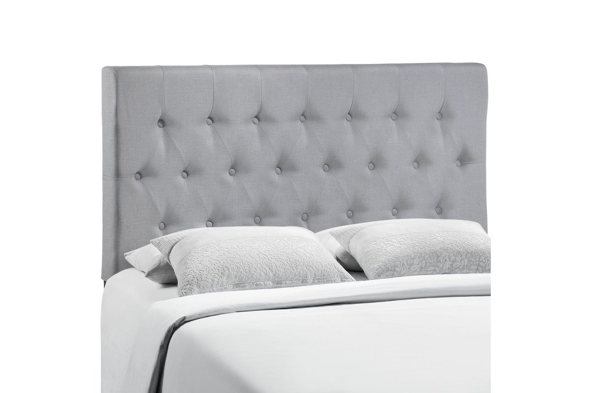 Clique King Headboard in Sky Grey by Modway at Gardner-White