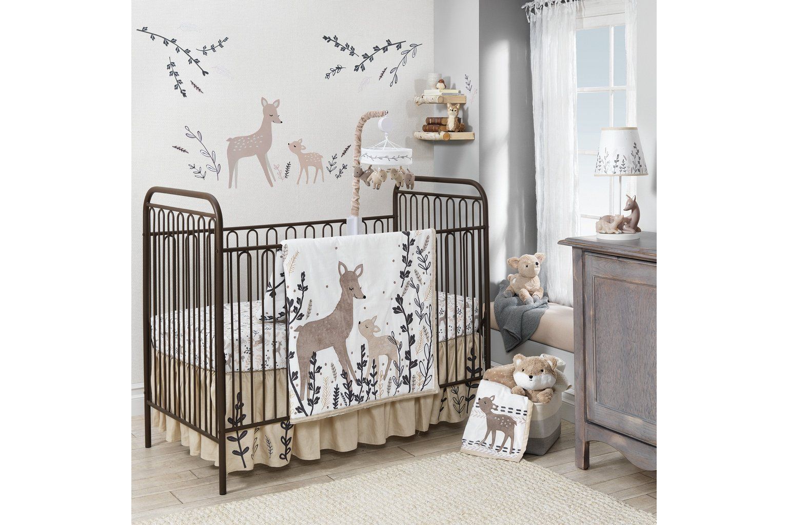 Meadow 3 Piece Crib Bedding Set By Lambs Ivy At Gardner White