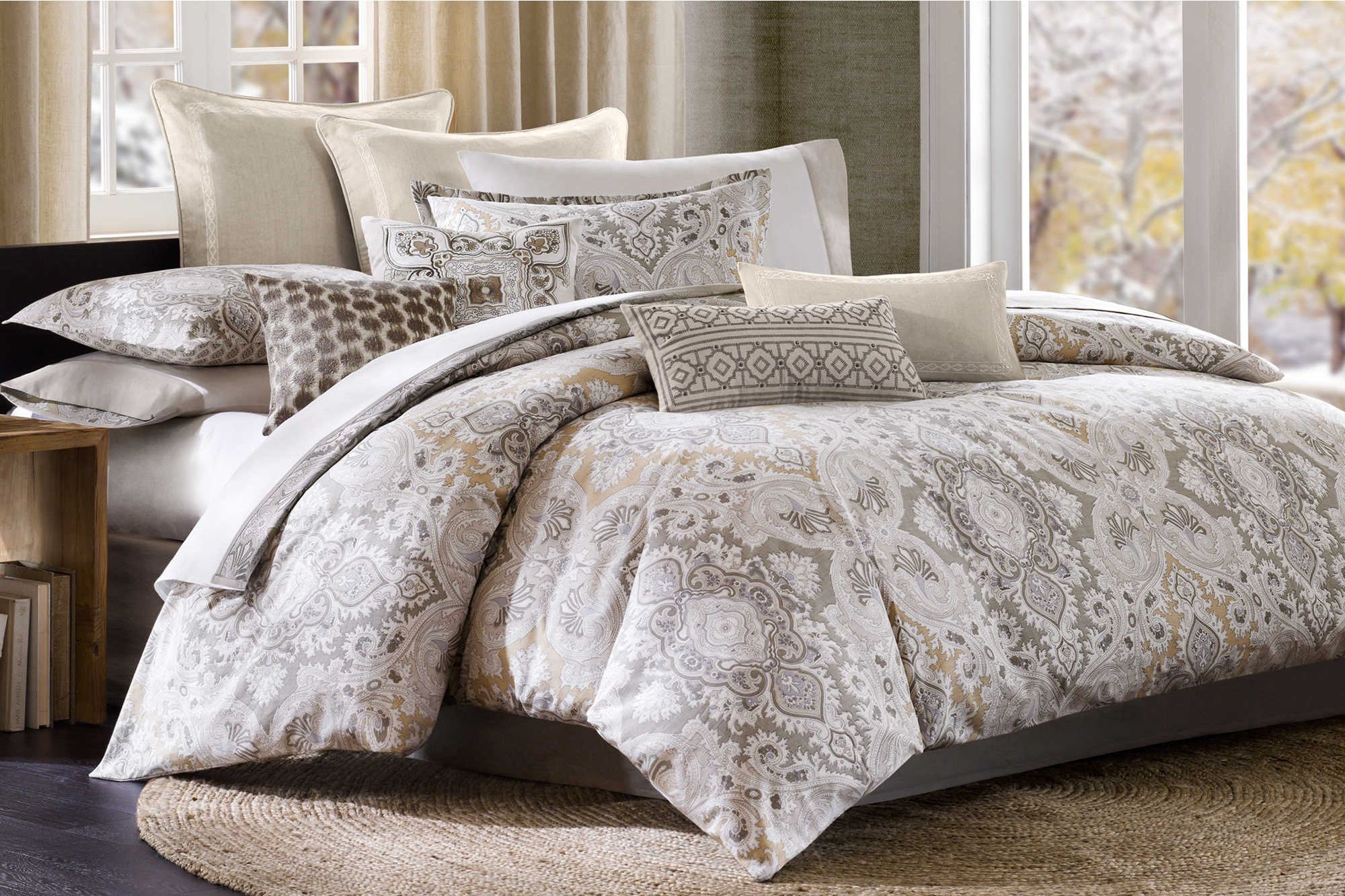 Neutral Comforter Sets Queen - COMFORT