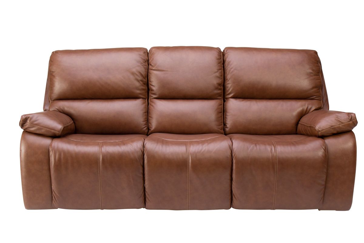 triple power leather sofa