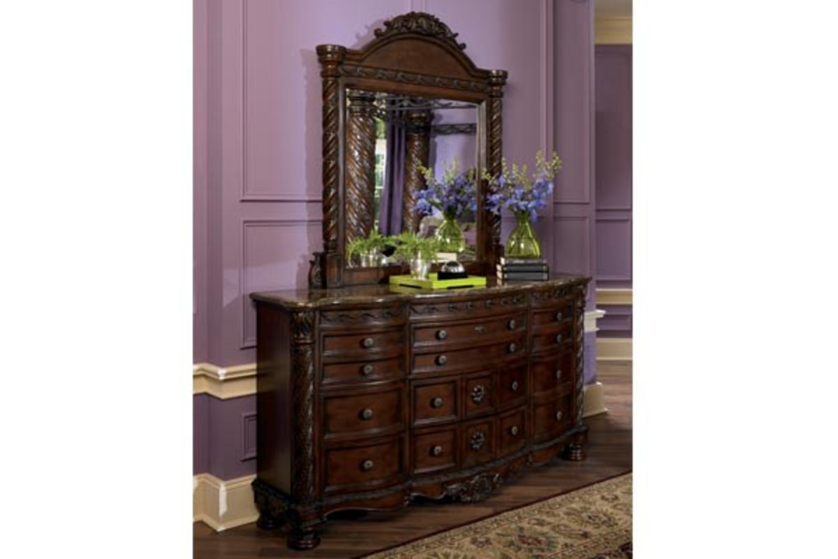 North Shore Dresser And Mirror At Gardner White