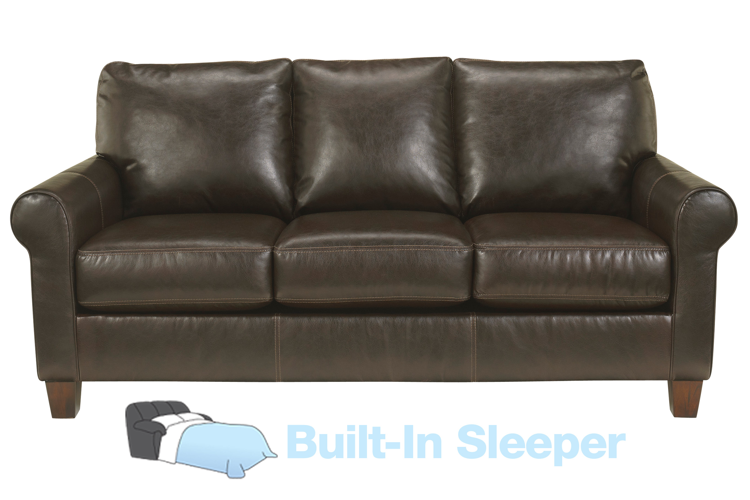 Lakeside Leather Sleeper Sofa