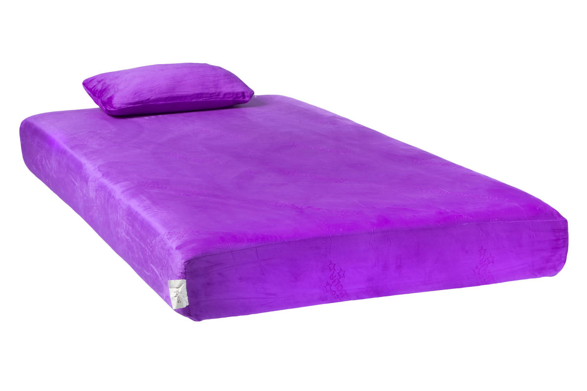 purple full size memory foam mattress