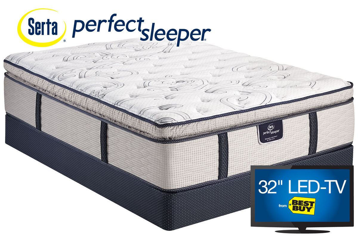 serta perfect sleeper double pillow top mattress