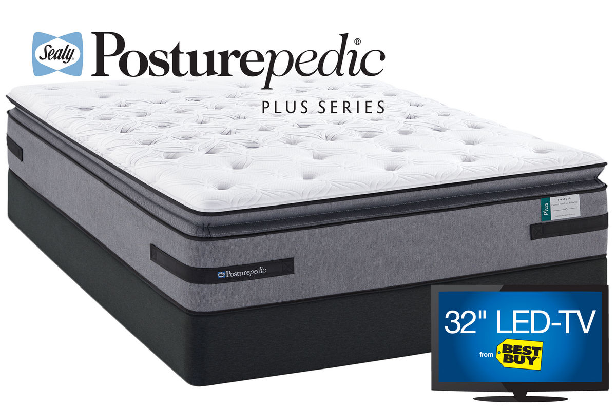 sealy posturepedic plus plush queen mattress