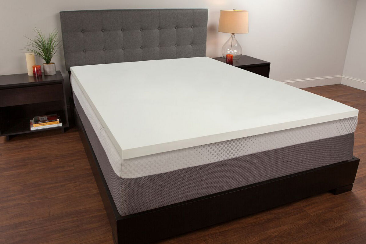 sealy super firm memory foam mattress topper - double