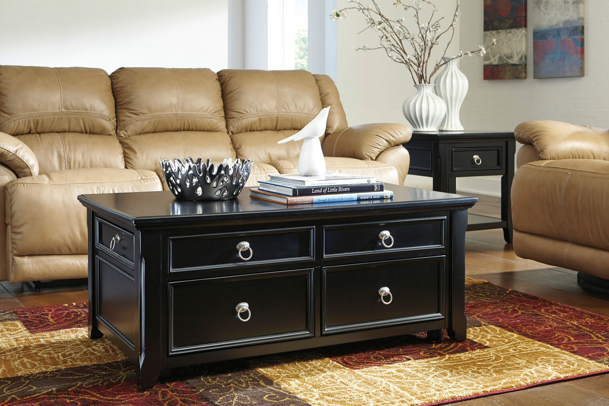 Cocktail Table with Lift-Top & Storage Drawers at Gardner ...