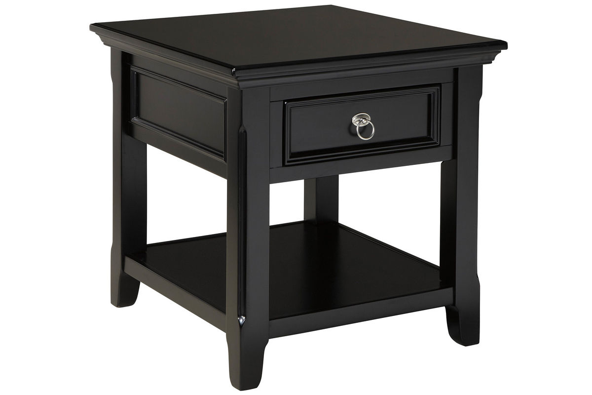 black end table for living room