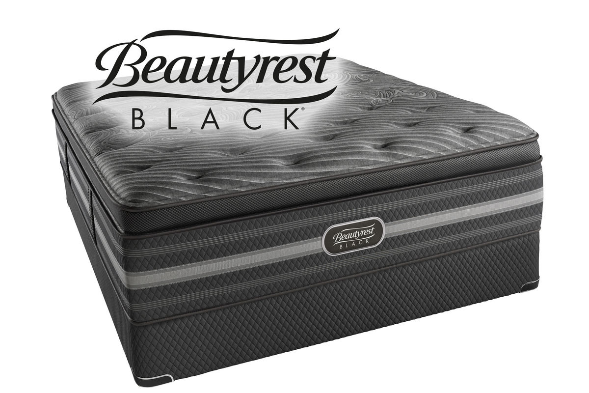 beautyrest black queen mattress pillow top