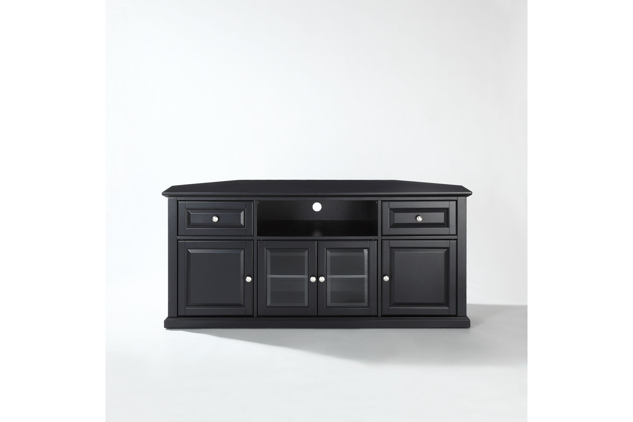 60 Corner Tv Stand In Black By Crosley At Gardner White