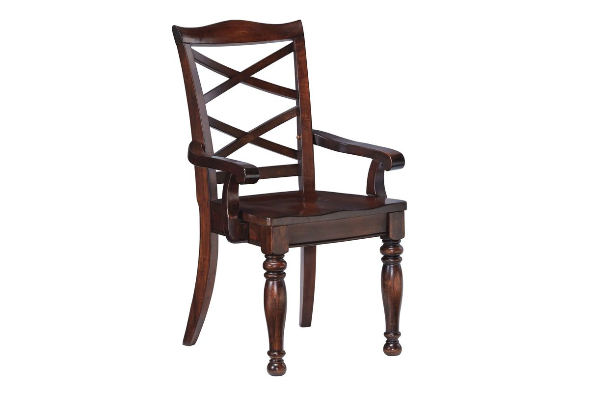 rustic dining room arm chair