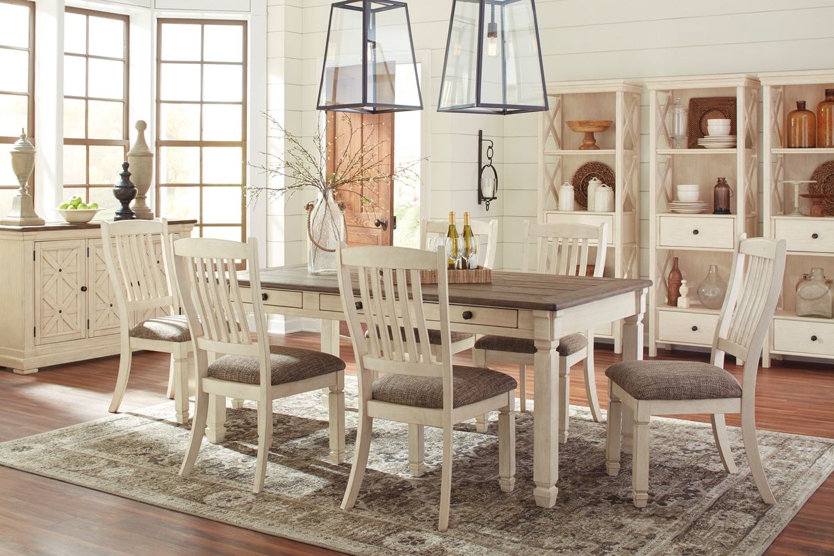  Bolanburg Dining Table 6 Side Chairs at Gardner-White