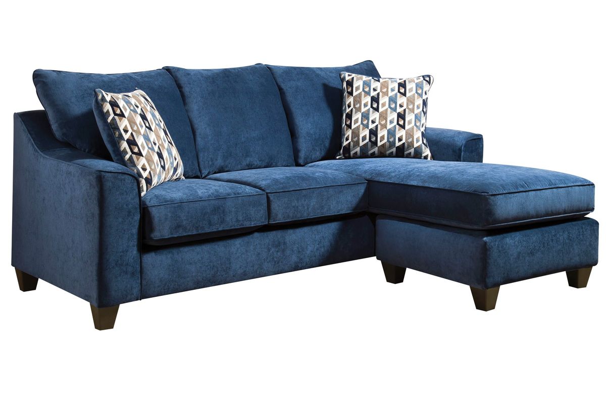 blue chofa living room