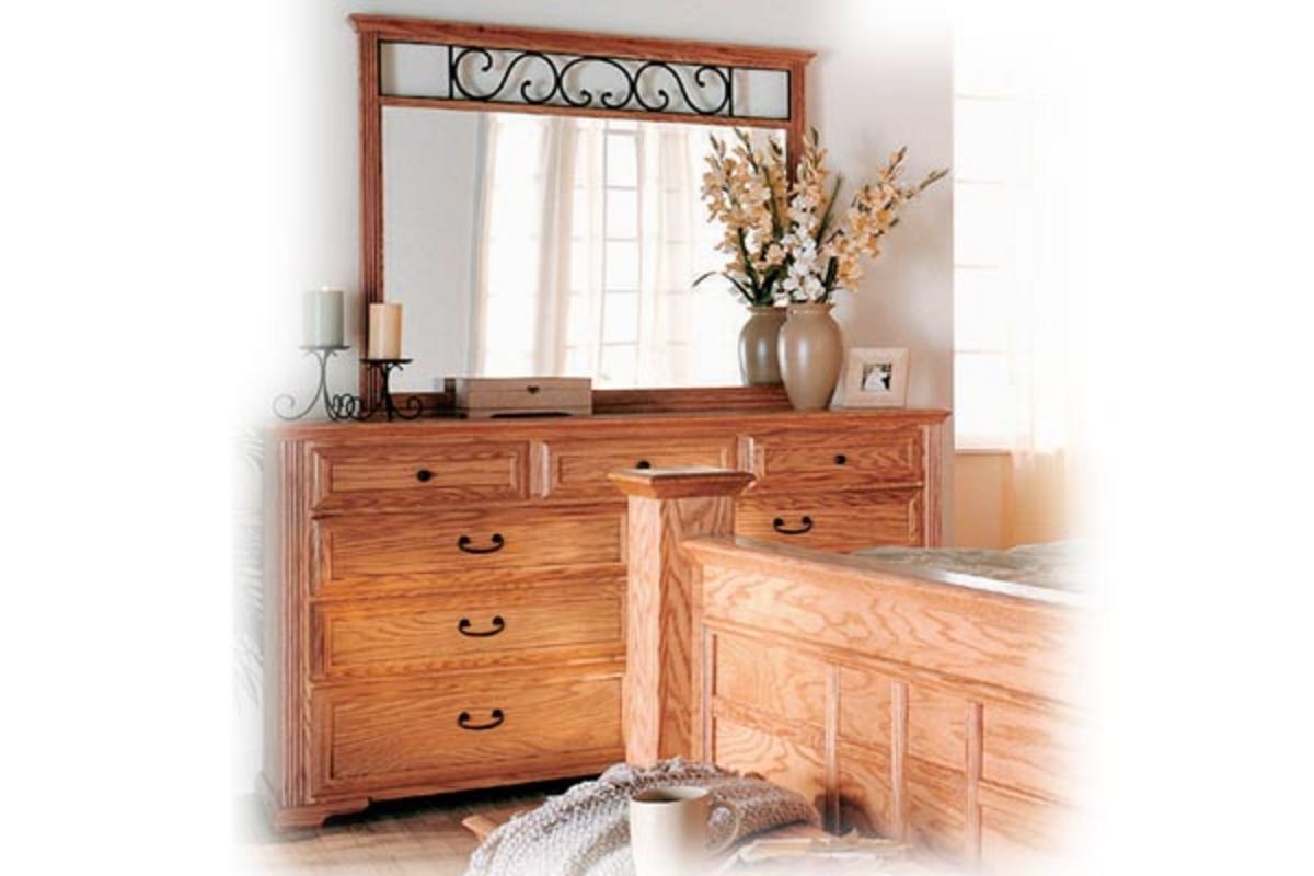 Thornwood Dresser and Mirror at Gardner-White